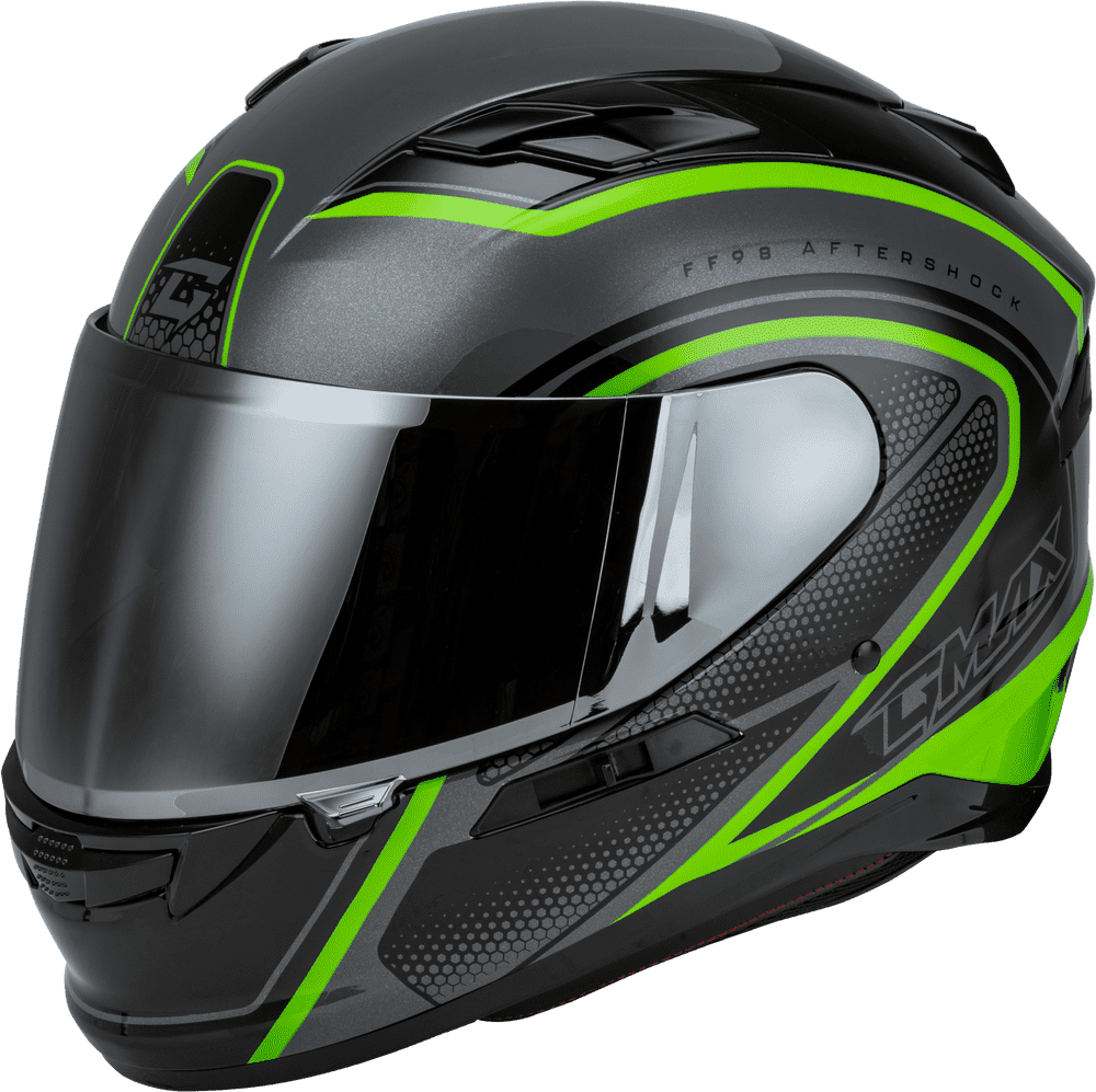 Gmax-FF-98-Aftershock-Grey-Neon-Green-Full-Face-Motorcycle-Helmet-main