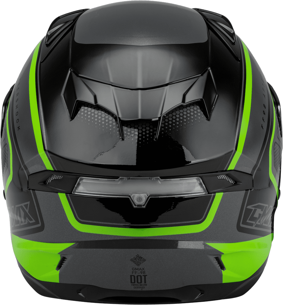 Gmax-FF-98-Aftershock-Grey-Neon-Green-Full-Face-Motorcycle-Helmet-back-view