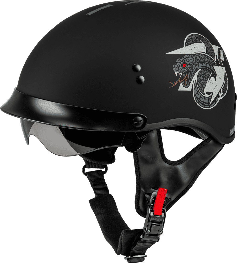 Gmax-HH-65-DRK1-Black-Grey-Half-Face-Motorcycle-Helmet-with-Peak-Visor-main