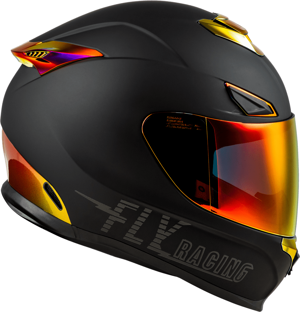 Fly-Racing-Sentinel-Recon-Matte-Black-Fire-Chrome-Full-Face-Motorcycle-Helmet-side-view