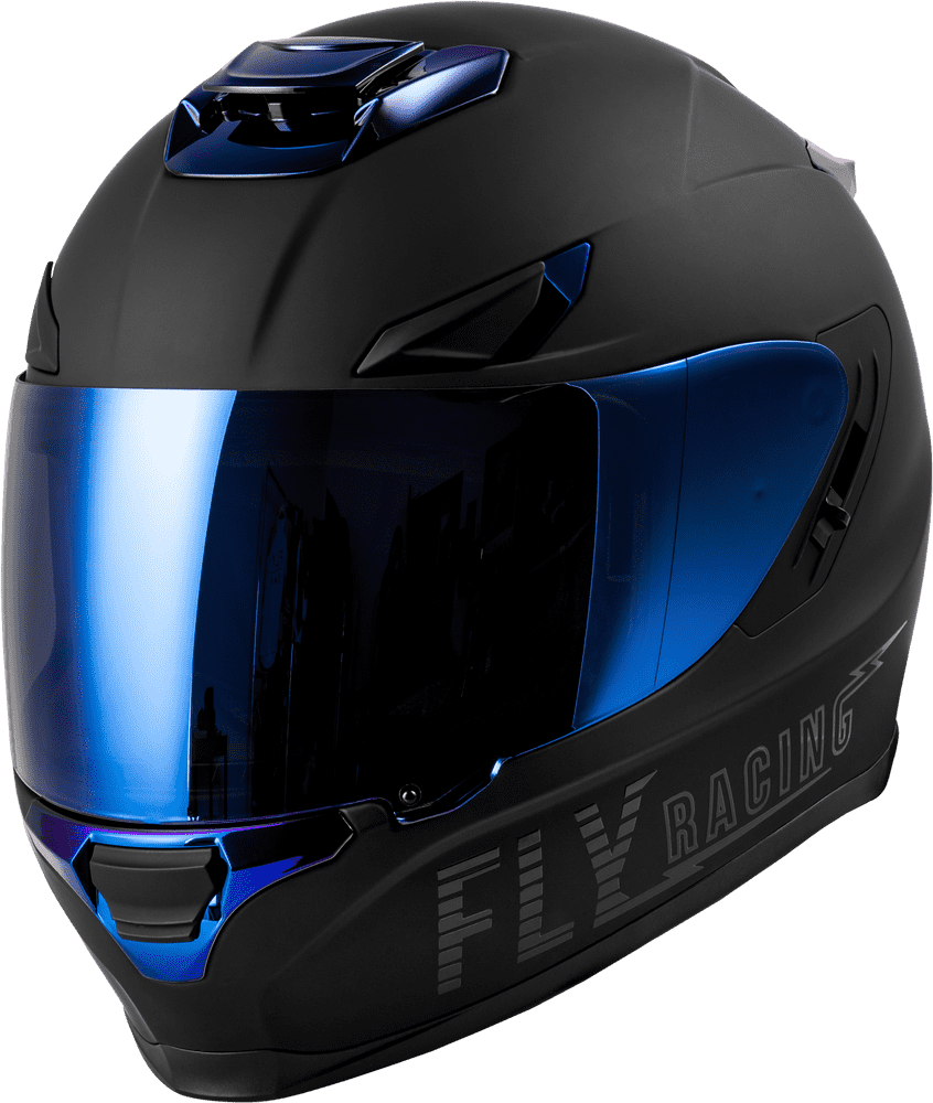 Fly-Racing-Sentinel-Recon-Matte-Black-Blue-Chrome-Full-Face-Motorcycle-Helmet-main