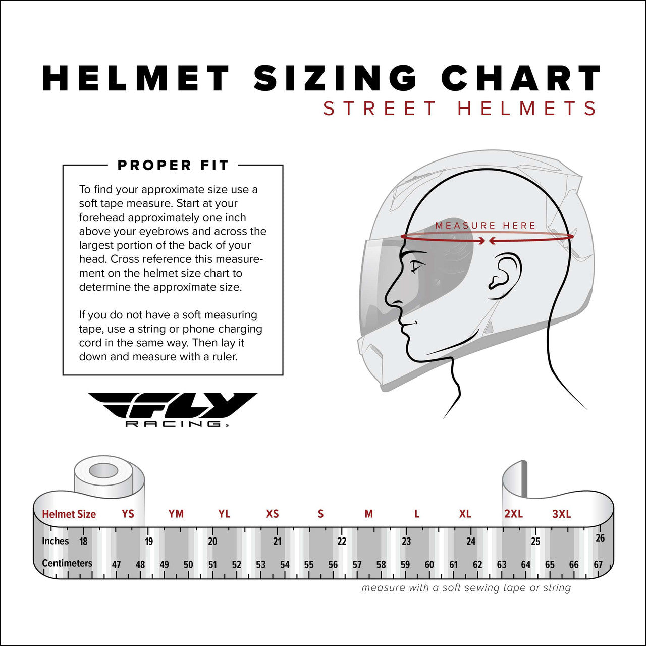 Fly-Racing-Sentinel-Recon-Matte-Black-Blue-Chrome-Full-Face-Motorcycle-Helmet-size-chart