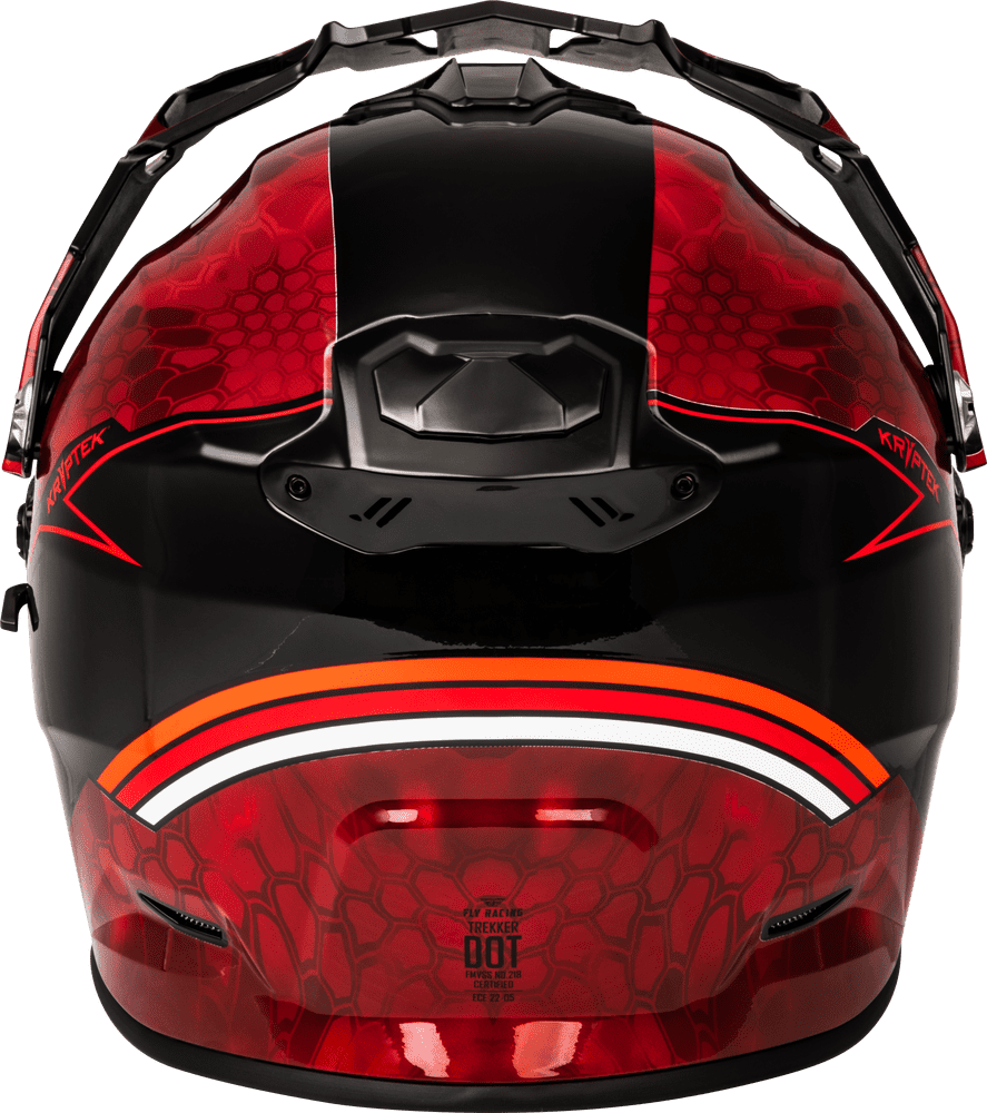 Fly-Racing-Trekker-Kryptek-Conceal-Red-Black-Motorcycle-Helmet-back-view