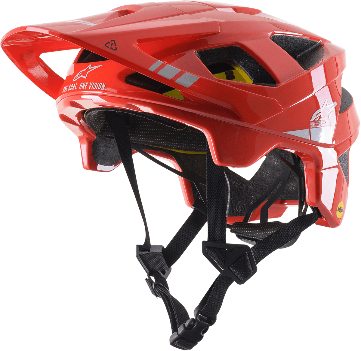 Alpinestars-Vector-Tech-MIPS-Bicycle-Helmet-Red-Grey-main