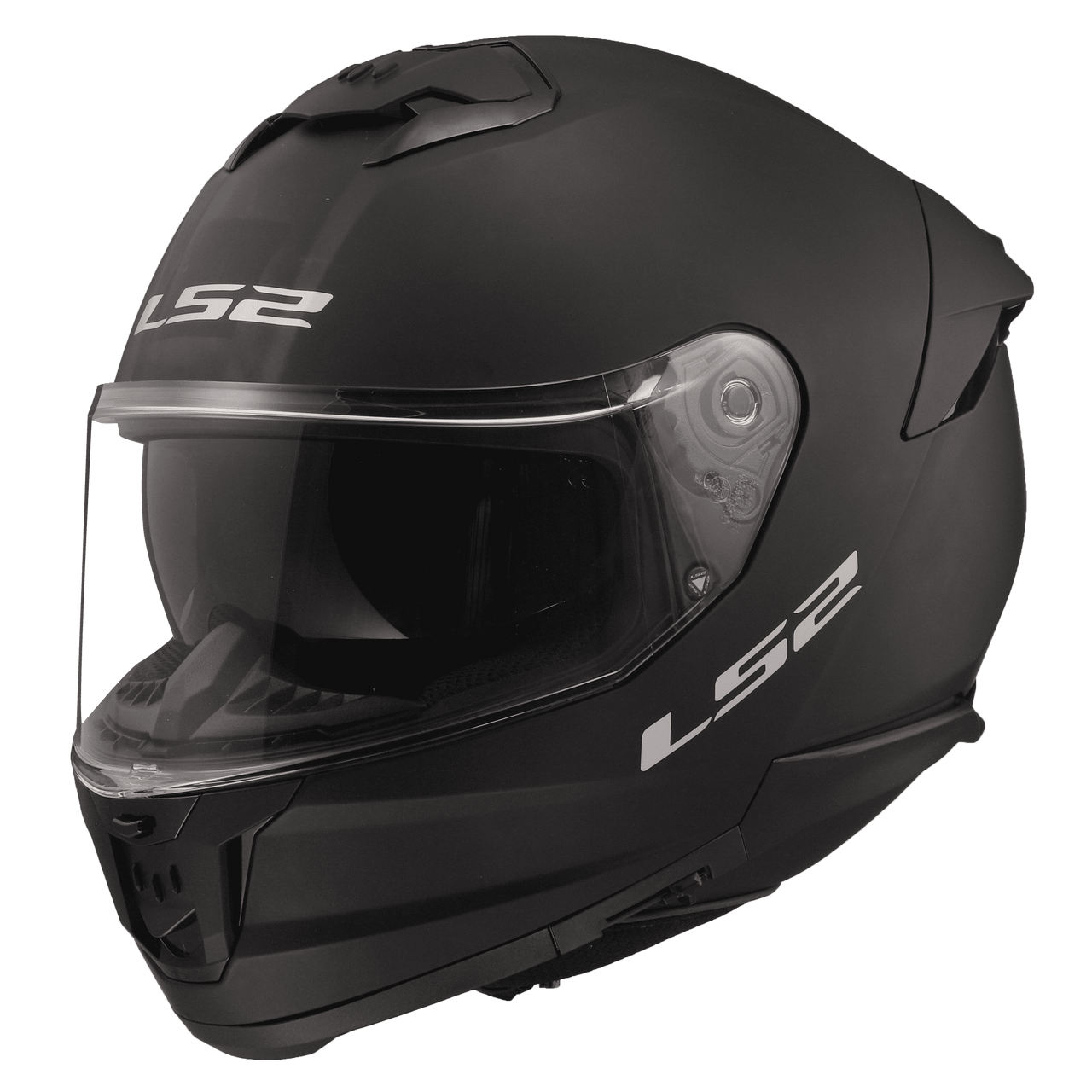 LS2-Stream II-Solid-Full-Face-Motorcycle-Helmet-Matte-Black-main