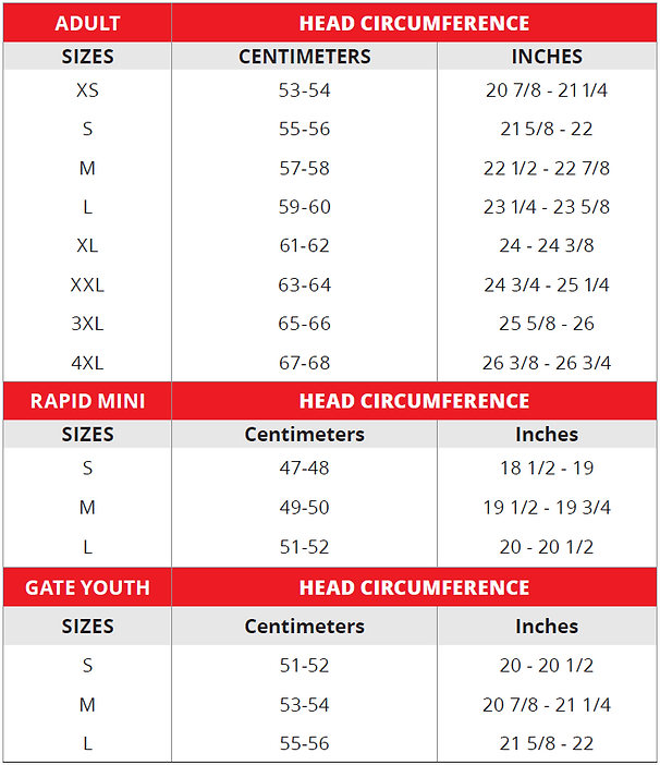 LS2-Stream II-Solid-Full-Face-Motorcycle-Helmet-White-size-chart