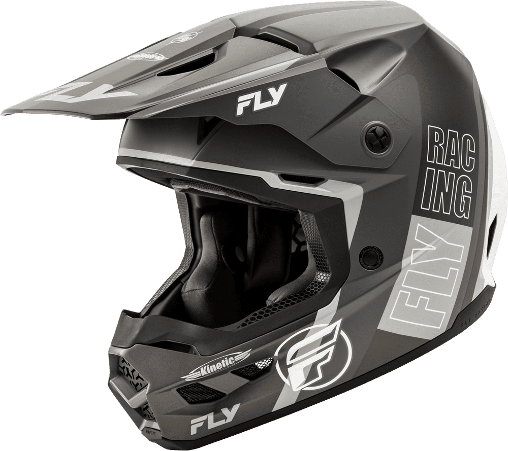 Fly-Racing-Kinetic-Rally-Motorcycle-Helmet-Grey-black-main