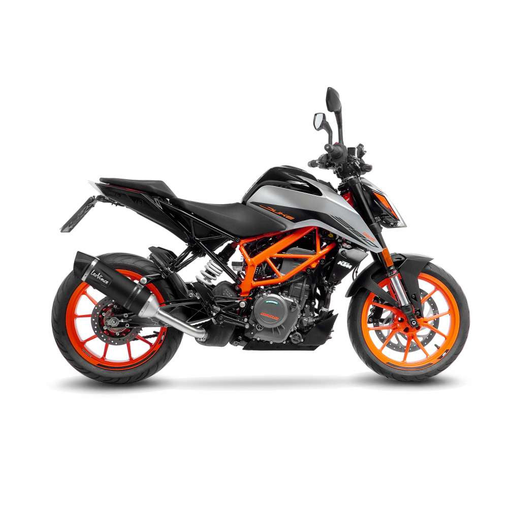 LeoVince-LV-One-EVO-Slip-On-Exhaust-KTM-390-Duke 2021-2023-KTM-125-Duke-2021-Black