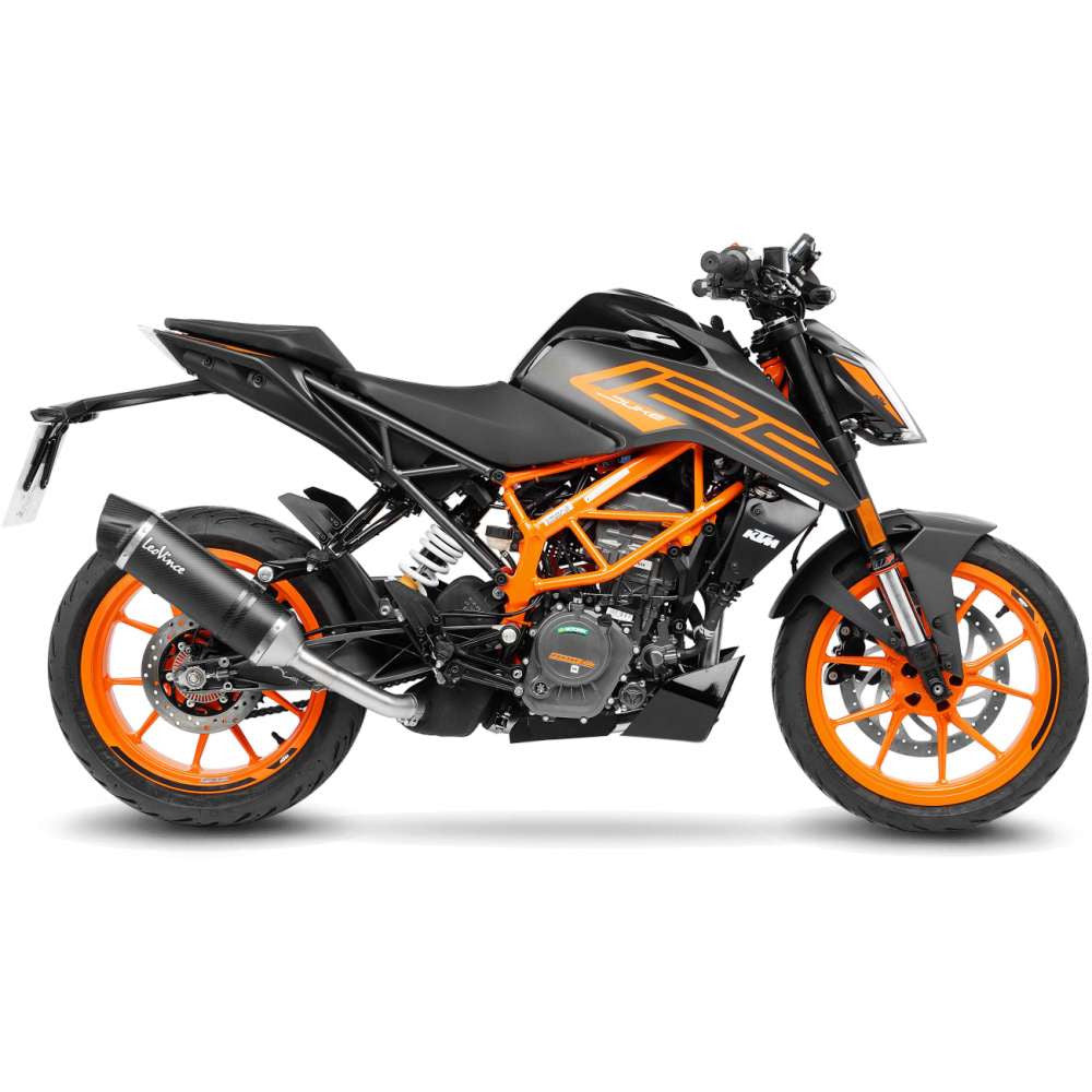 LeoVince-LV-One-EVO-Slip-On-Exhaust-KTM-390-Duke 2021-2023-KTM-125-Duke-2021-Carbon-Fiber