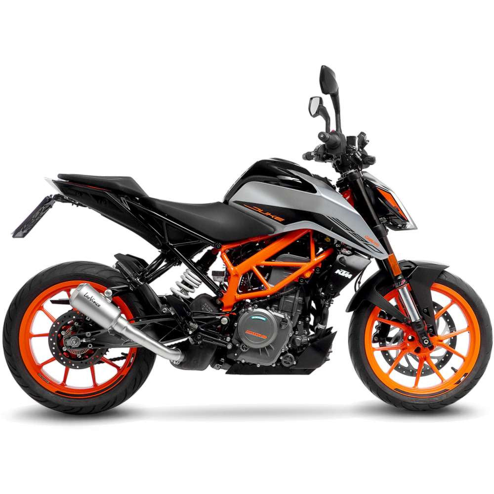 LeoVince-LV-10-Slip-On-Exhaust-KTM-390-Duke-2021-2023-KTM-125-Duke-2021-Stainless-Steel-pic