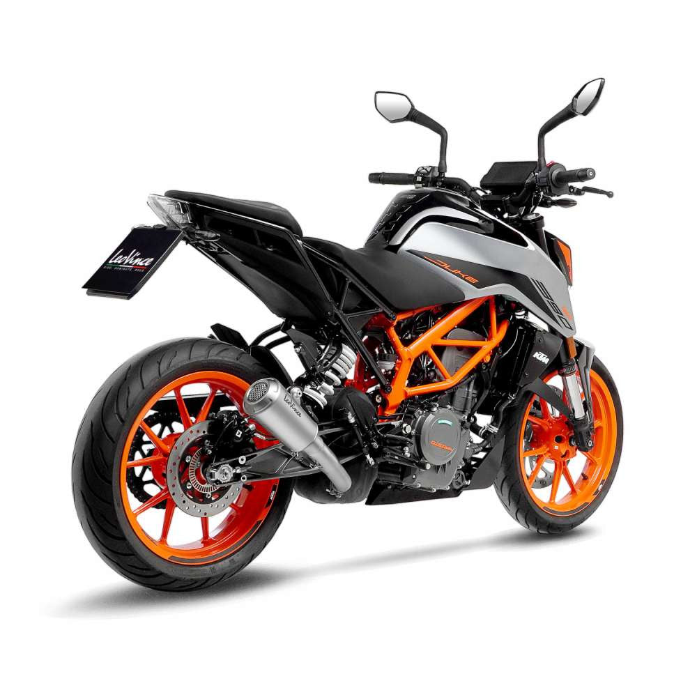 LeoVince-LV-10-Slip-On-Exhaust-KTM-390-Duke-2021-2023-KTM-125-Duke-2021-Stainless-Steel-pic