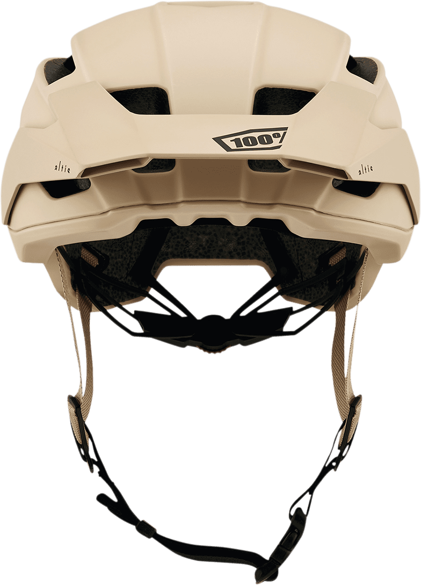 100%-Altis-Bicycle-Helmet-Tan-front-view