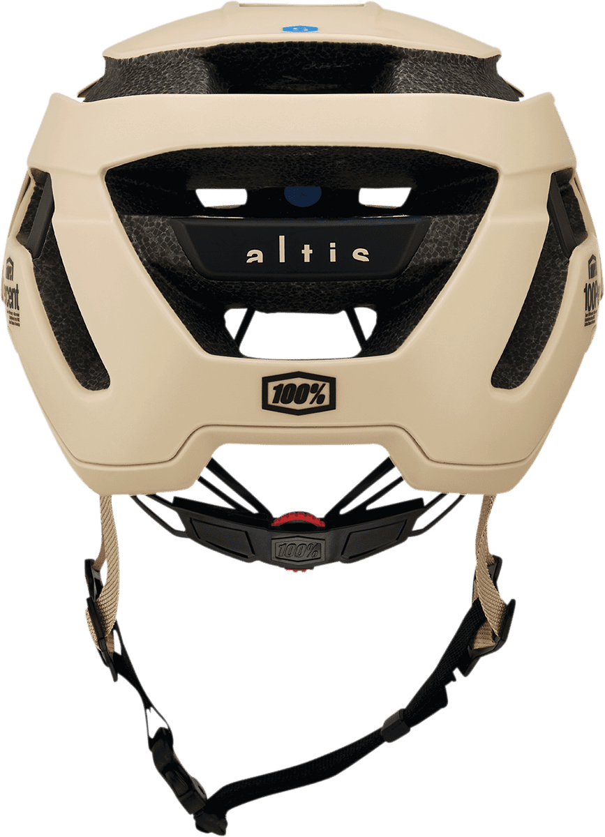 100%-Altis-Bicycle-Helmet-Tan-back-view