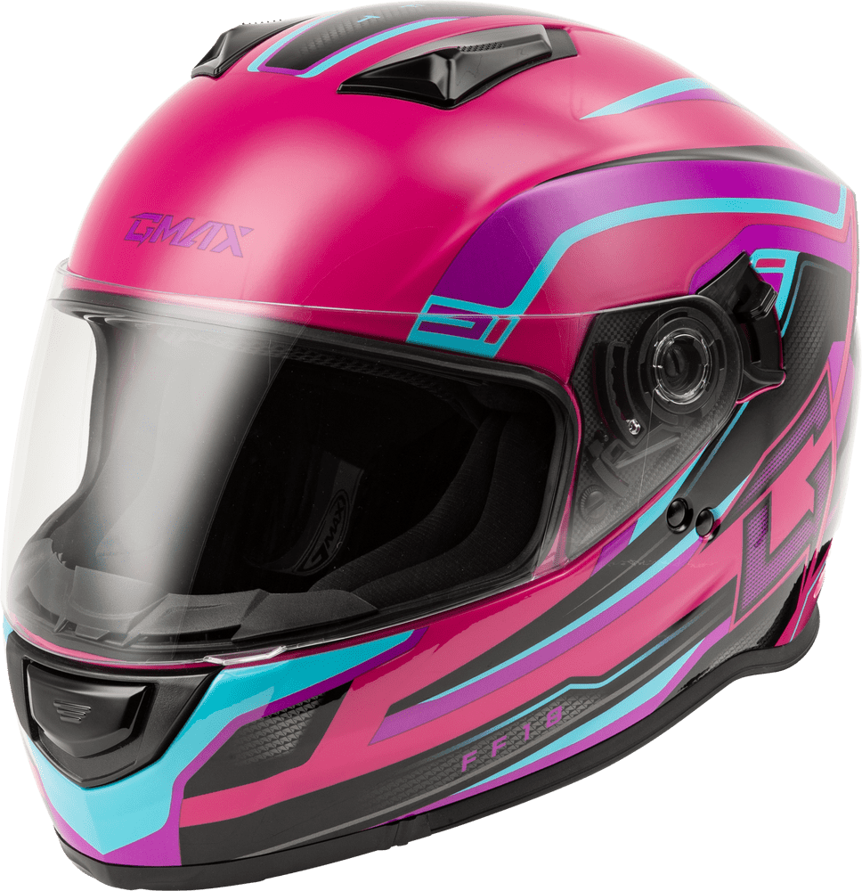 Gmax-FF-18-Drift-Full-Face-Motorcycle-Helmet-Pink-Black-Blue-main