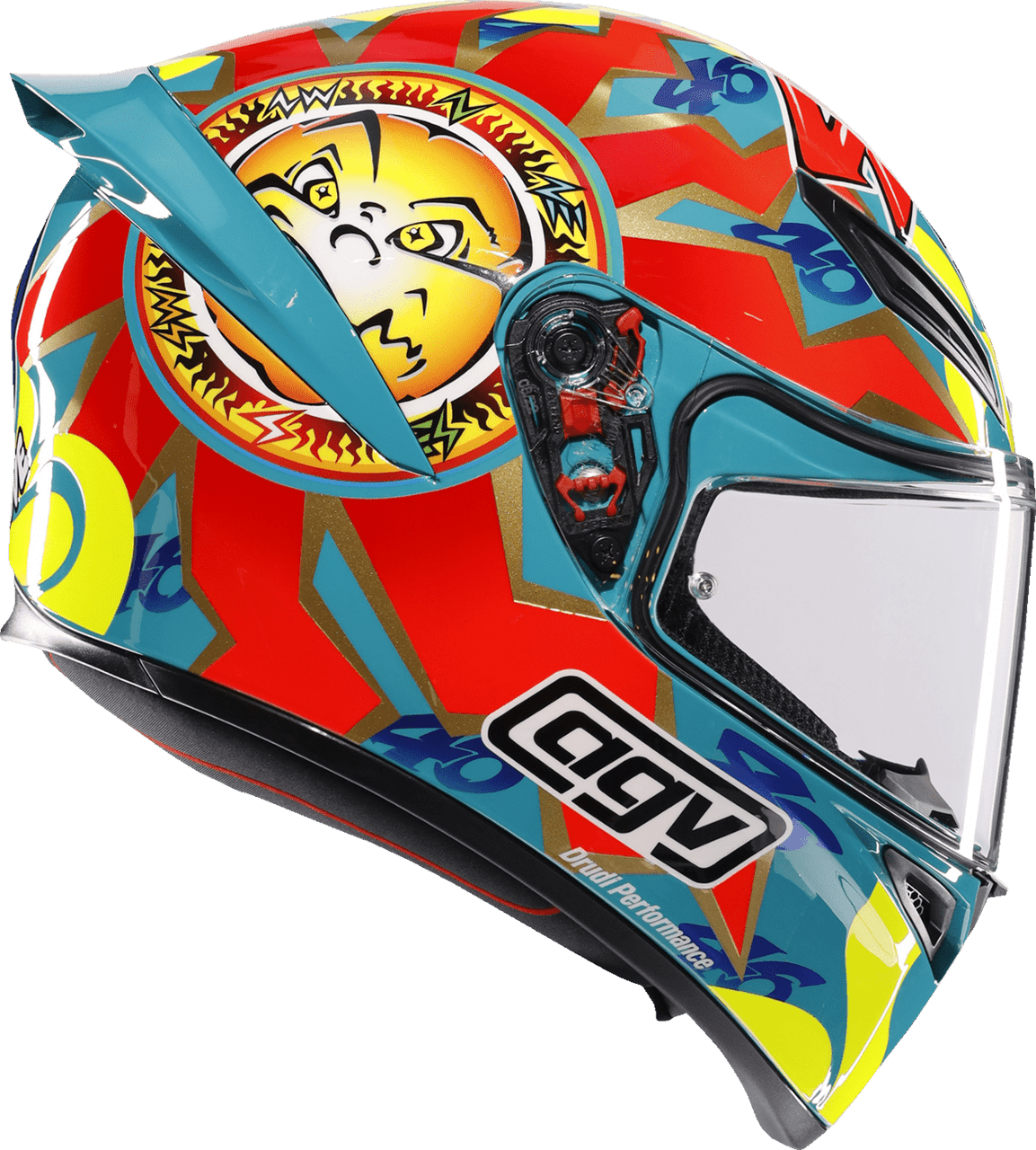 AGV-K1-S-Rossi-Mugello-1999-Full-Face-Motorcycle-Helmet-side-view