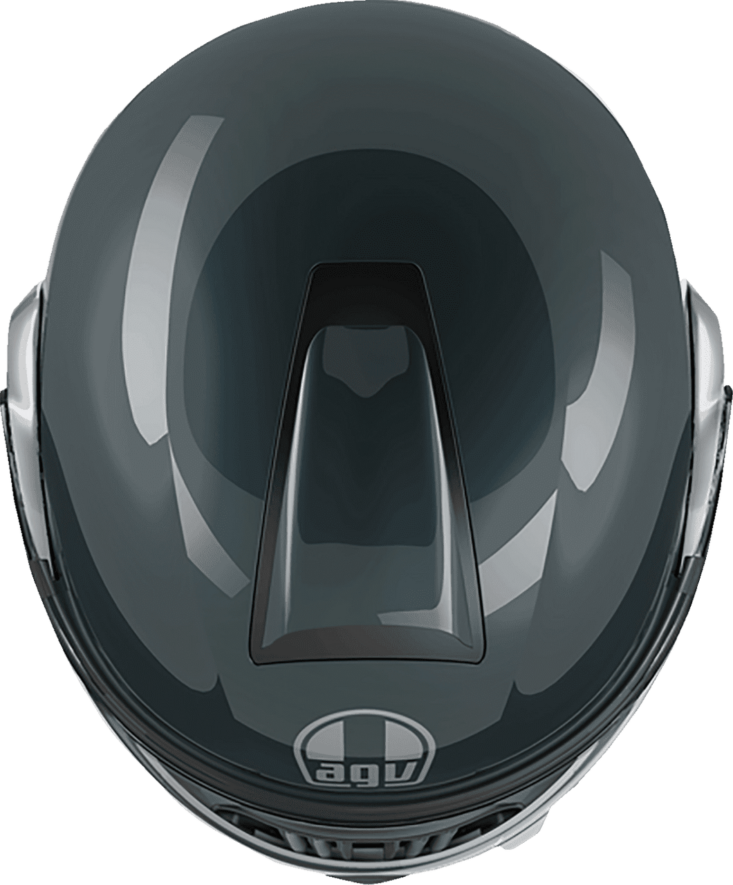 AGV-Levico-Street-Modular-Motorcycle-Helmet-Grey-Silver-top-view