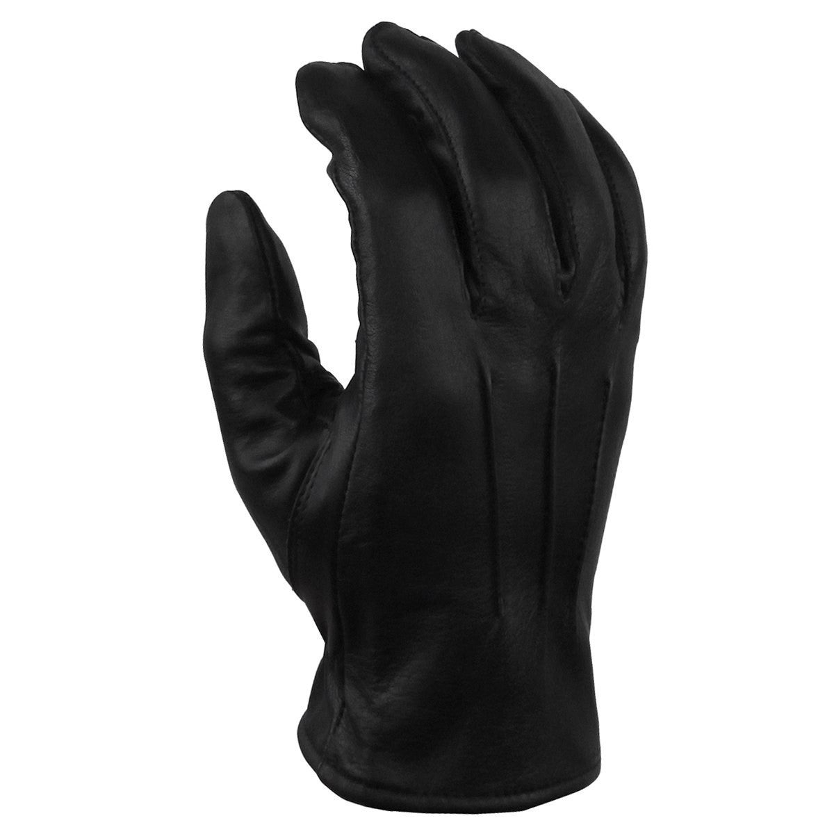 Vance GL2056 Mens Black Lined Biker Leather Motorcycle Riding Gloves