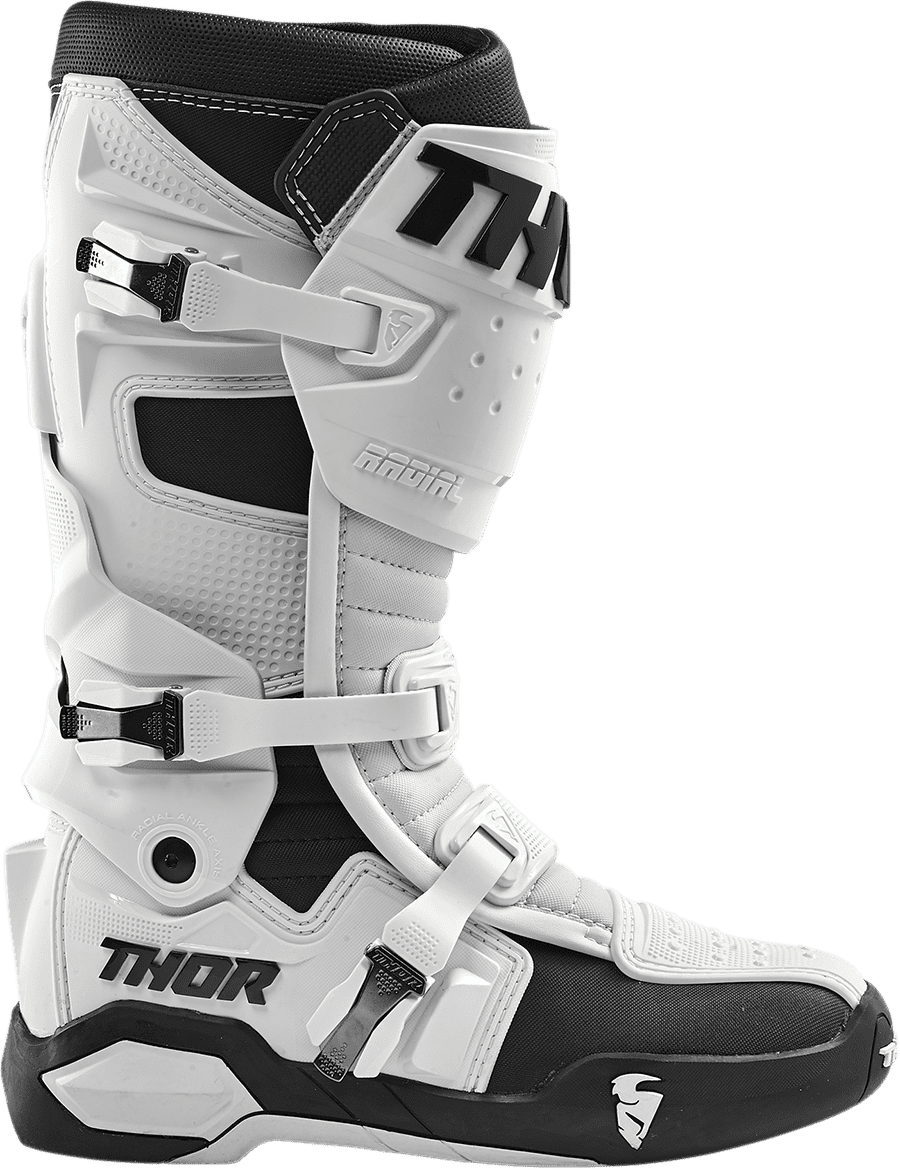 Thor-Mens-Radial Off-Road-Boots-White-left-angle-view