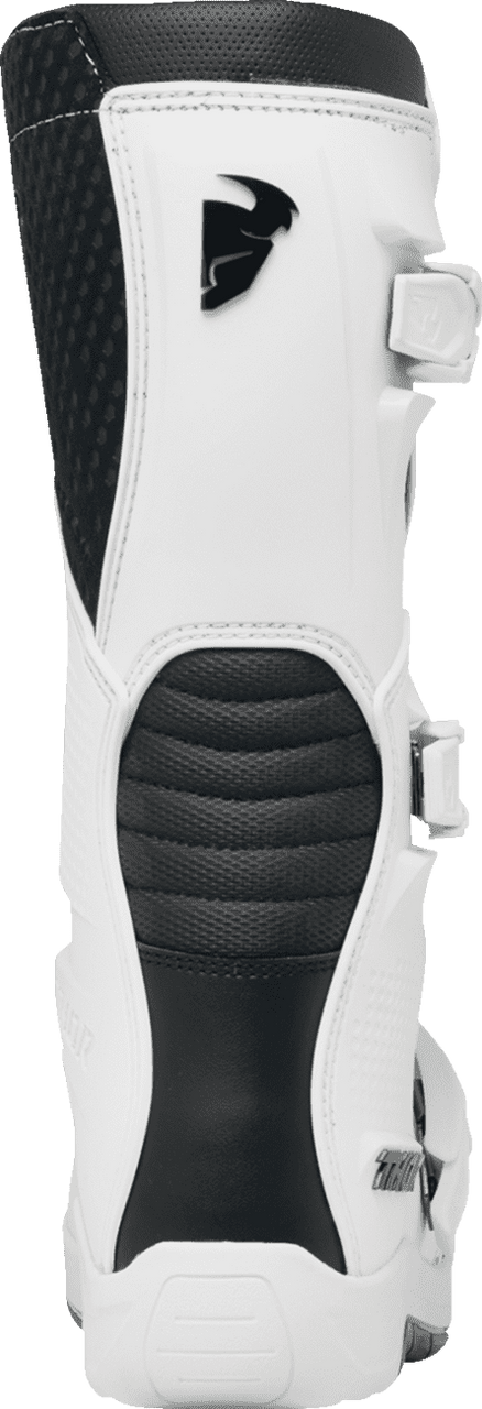 Thor-Womens-Blitz-XR-MX-Motorcycle-Boots-White-Black-back-view