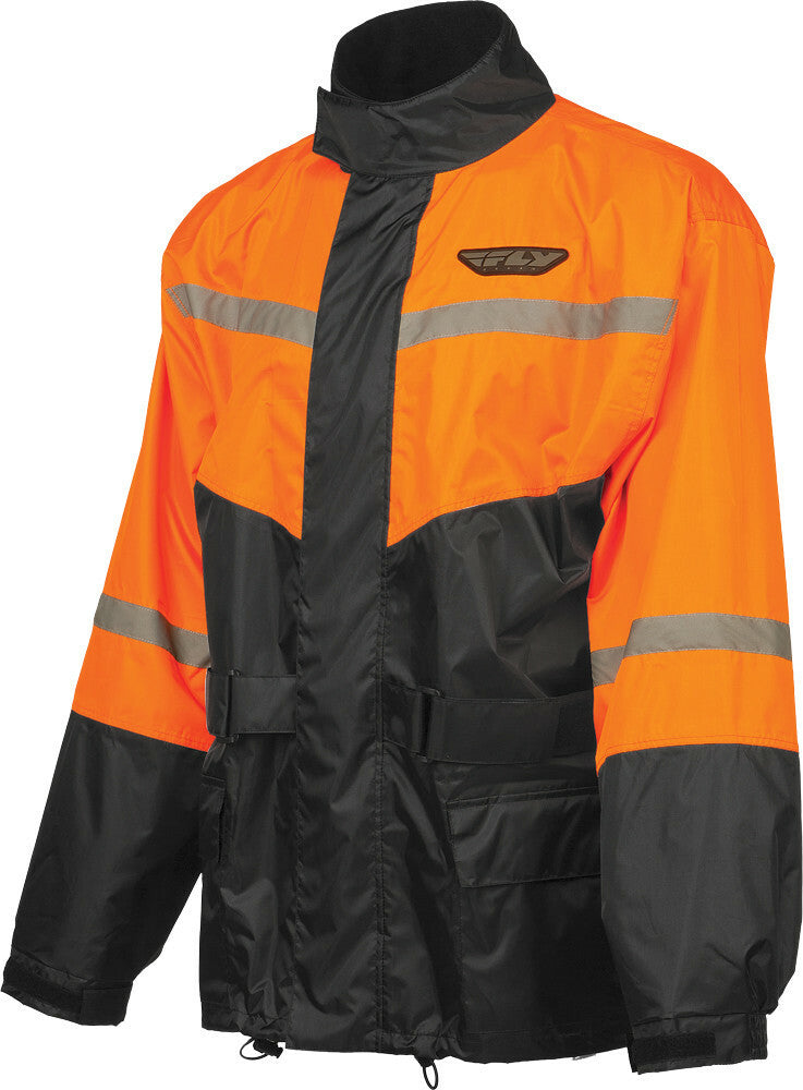 Fly-Racing-Mens-2-Piece-Rainsuit-Motorcycle-Rain-Gear-Black/Orange-main