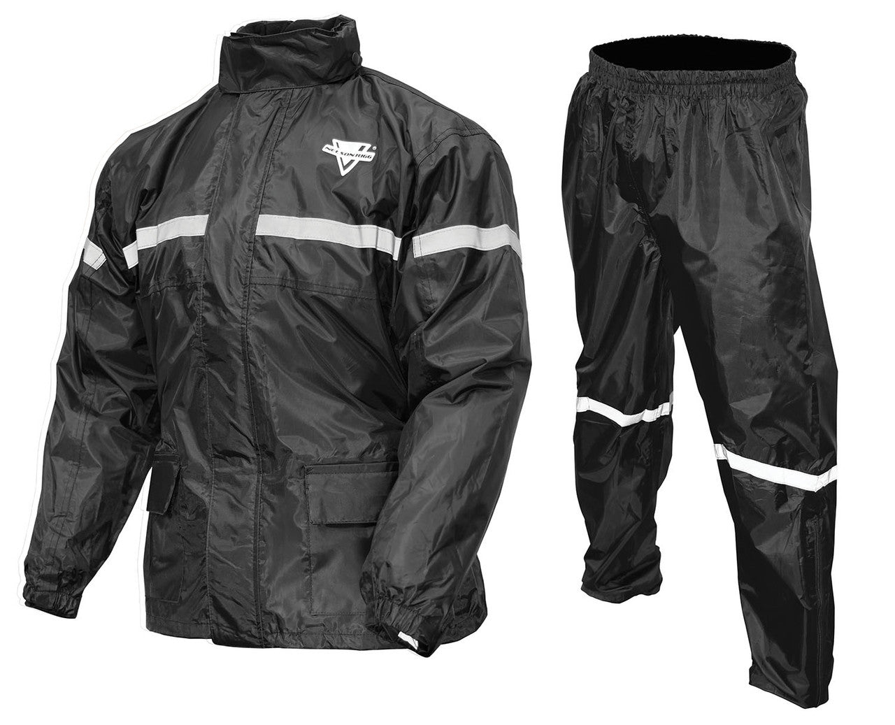 Nelson-Rigg-SR-6000-Storm-Rider-2-Piece-Rainsuit-Motorcycle-Rain-Gear-Black