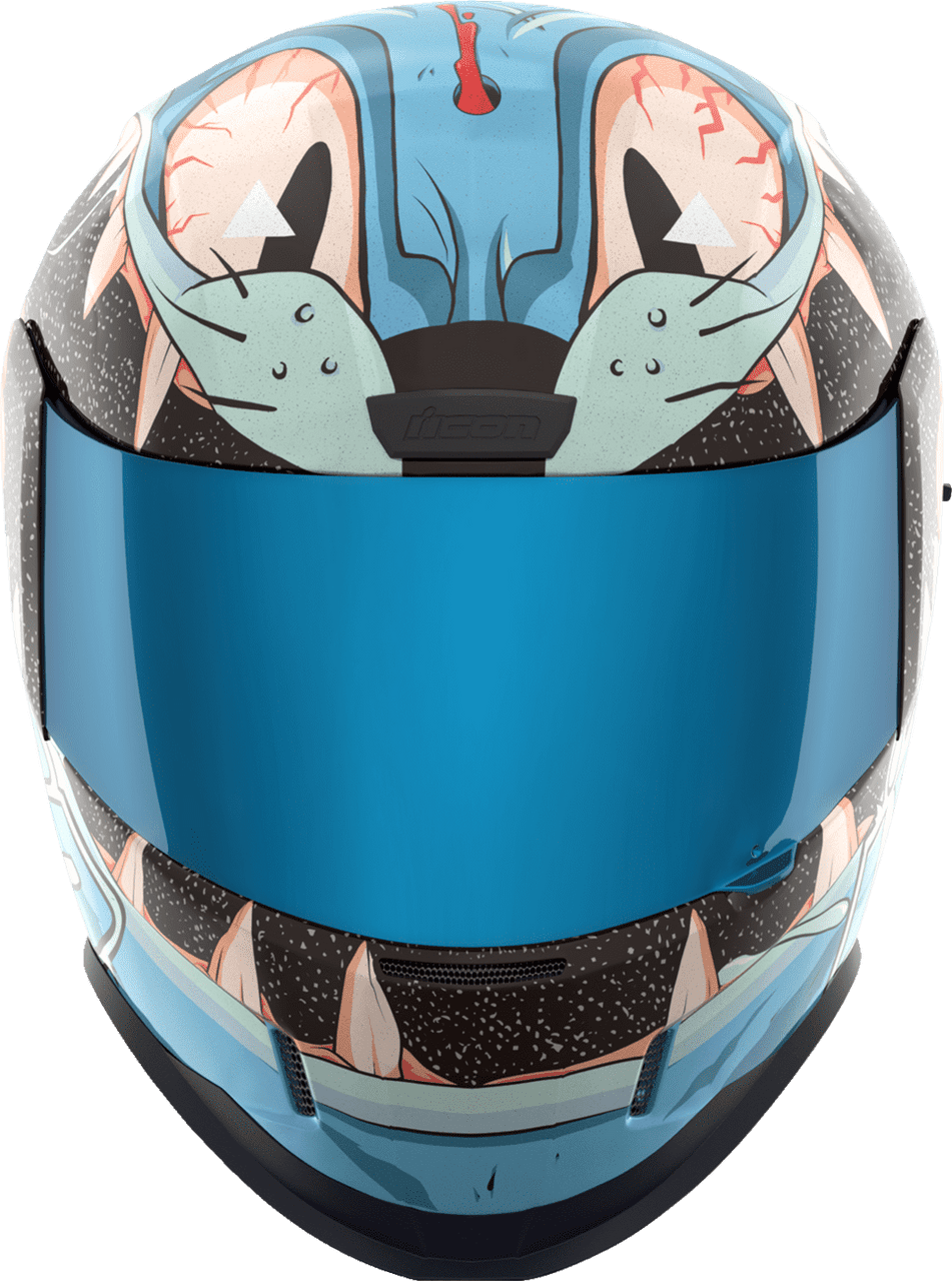 Icon-Airform-Nine-Lives-Full-Face-Motorcycle-Helmet-front-view