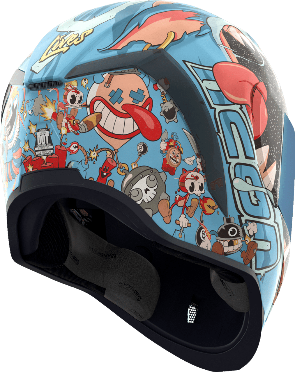 Icon-Airform-Nine-Lives-Full-Face-Motorcycle-Helmet-back-side-view