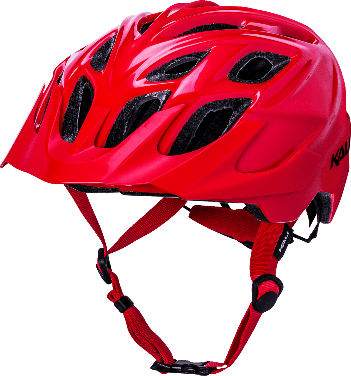 Kali-Chakra-Solo-Solid-Bicycle-Helmet-Gloss-Red-main