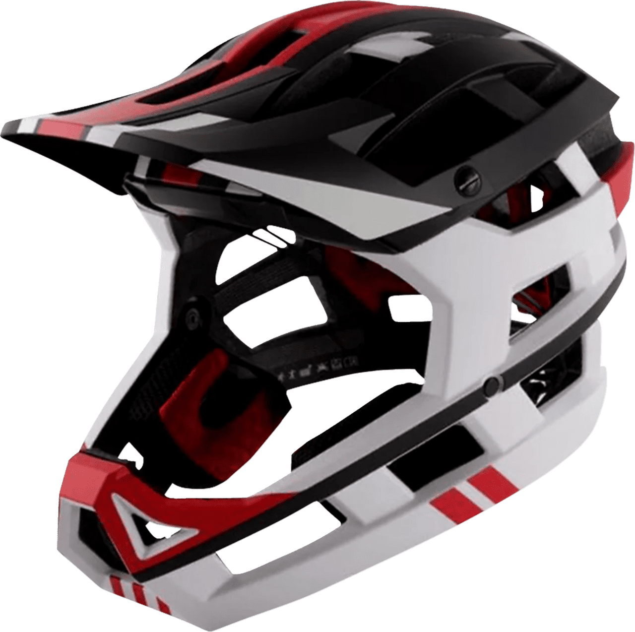 Kali-Invader-2.0-Limited-Edition-Force-Bicycle-Helmet-White-Red-main