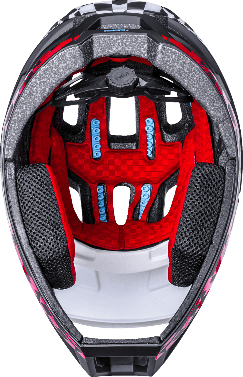 Kali-DH-Invader-LTD-Glitch-Bicycle-Helmet-Black-White-Red-inside-view