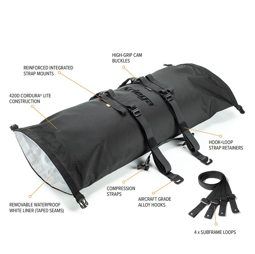 Kriega-Rollpack-20-Litres-Waterproof-Motorcycle-Tail-Bag-Specs