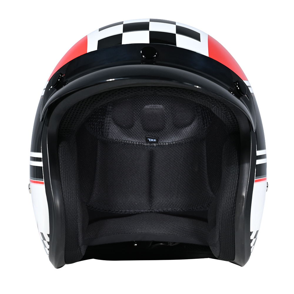 Daytona-Cruiser-Classic-Open-Face-Motorcycle-Helmet-front-view