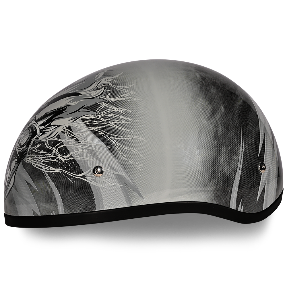 Daytona-Skull-Cap-Thunder-Half-Face-Motorcycle-Helmet-side-view