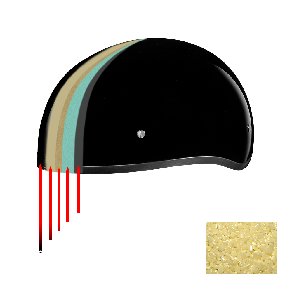 Daytona-Skull-Cap-Thunder-Half-Face-Motorcycle-Helmet-detail