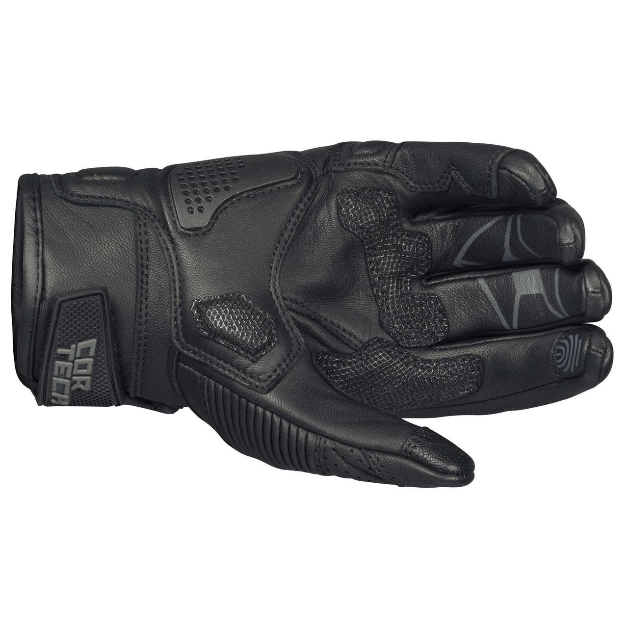 Cortech-Womens-Manix-ST-Leather-Motorcycle-Gloves-Black-Pink-palm