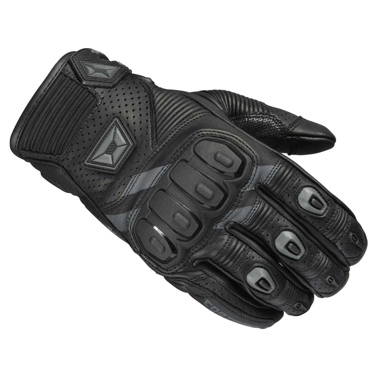 Cortech-Mens-Manix-ST-Leather-Motorcycle-Gloves-Black