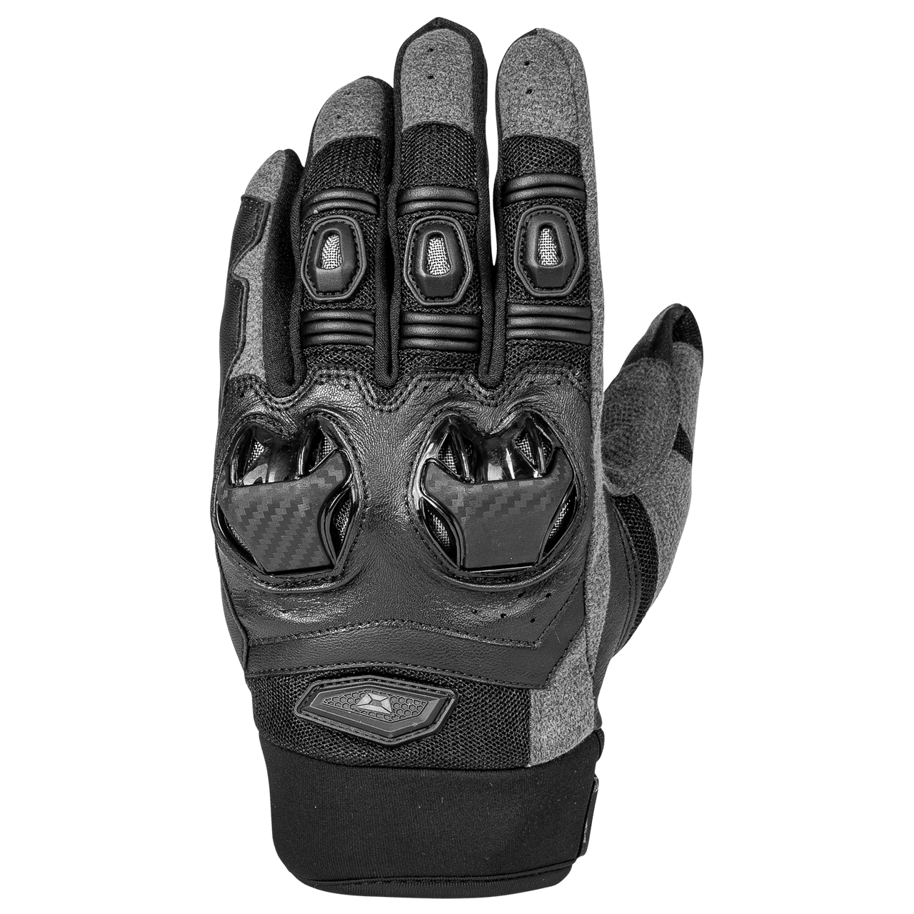 Cortech-Mens-Hyper-Flo-2-Leather-Mesh-Motorcycle-Gloves-Black-top