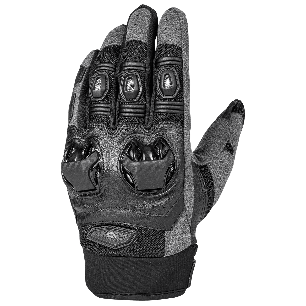 Cortech-Womens-Hyper-Flo-2-Leather-Mesh-Motorcycle-Gloves-Black