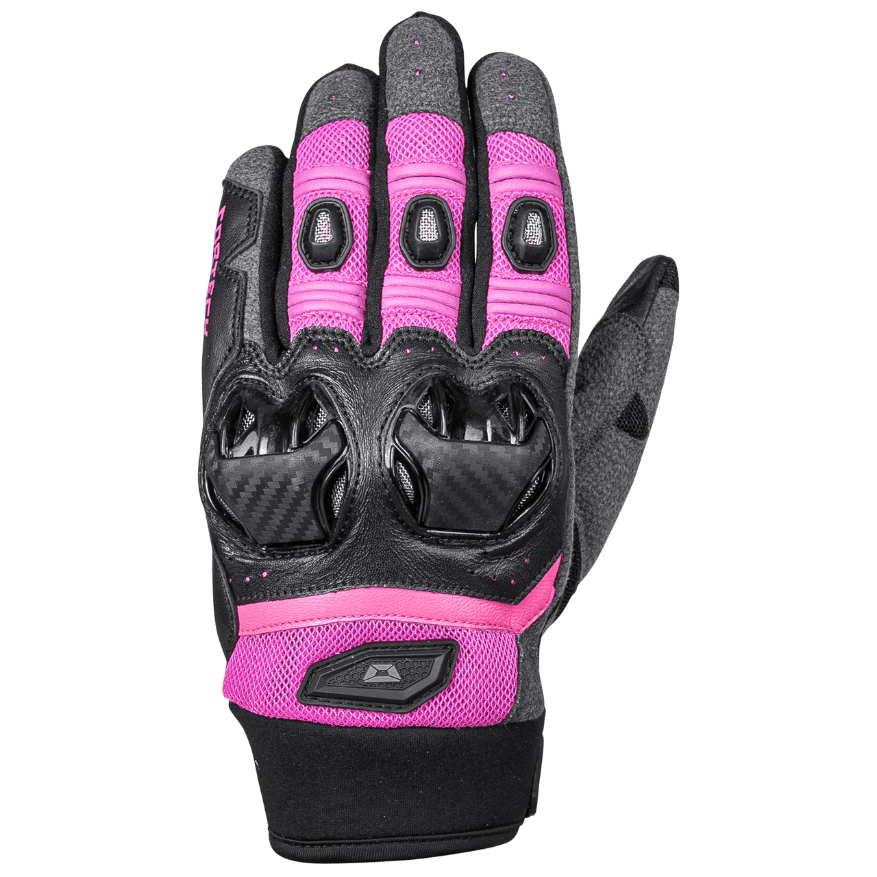 Cortech-Womens-Hyper-Flo-2-Leather-Mesh-Motorcycle-Gloves-Pink