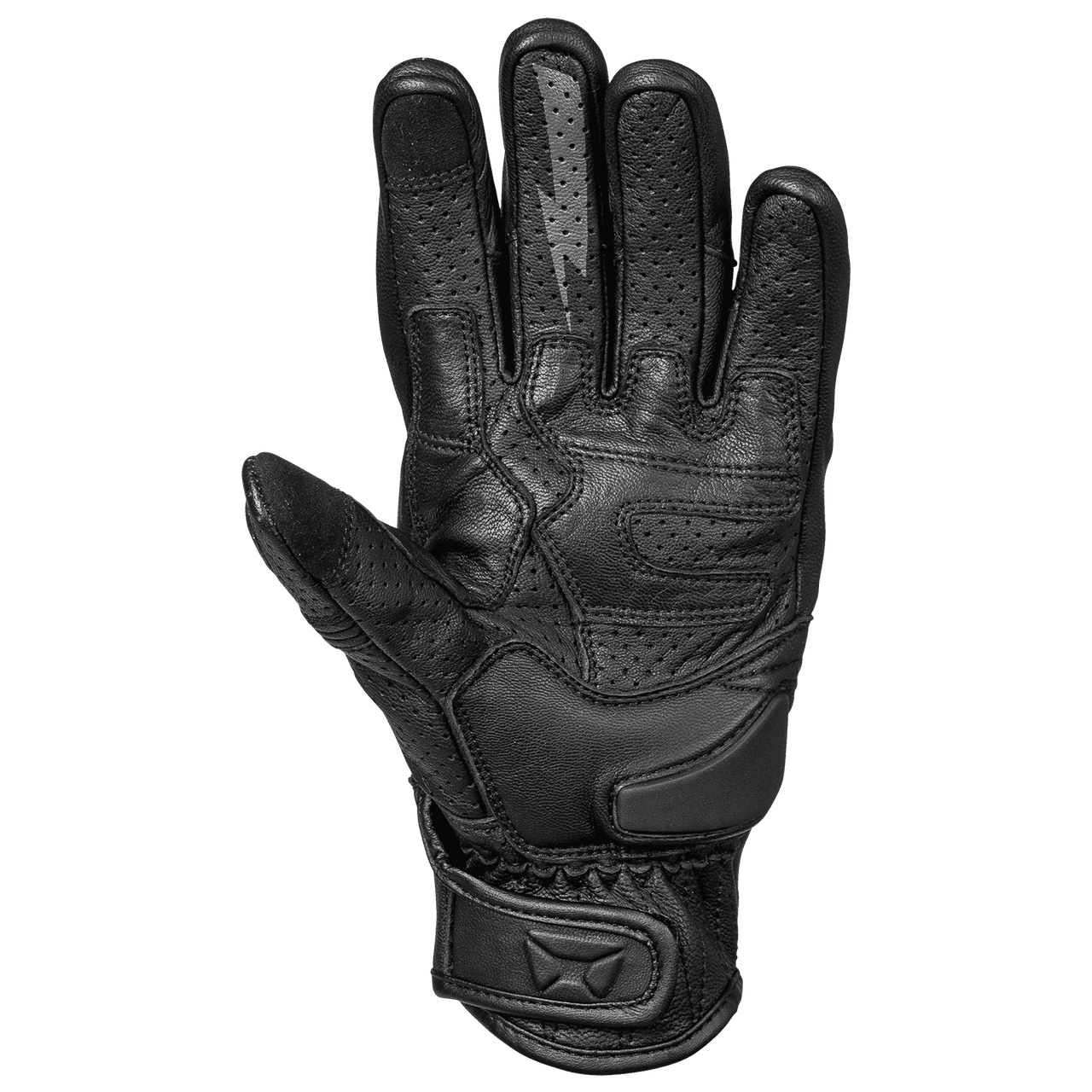 Cortech-Mens-Bully-2-Leather-Motorcycle-Gloves-Black-palm