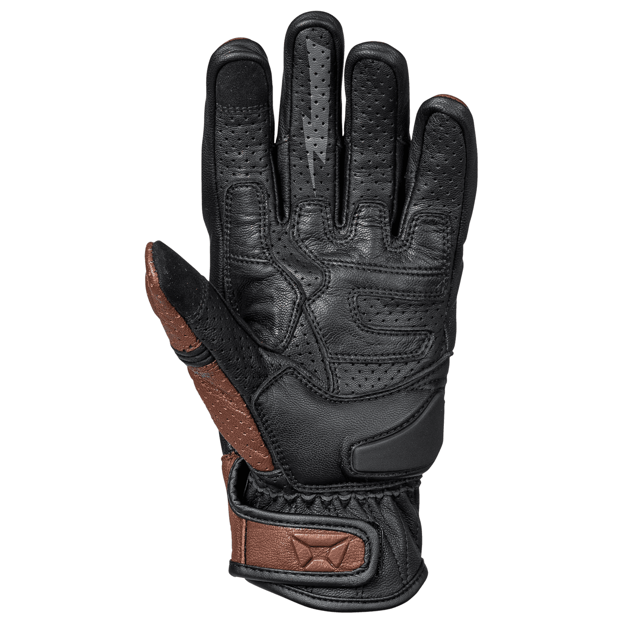 Cortech-Mens-Bully-2-Leather-Motorcycle-Gloves-Tobacco-palm