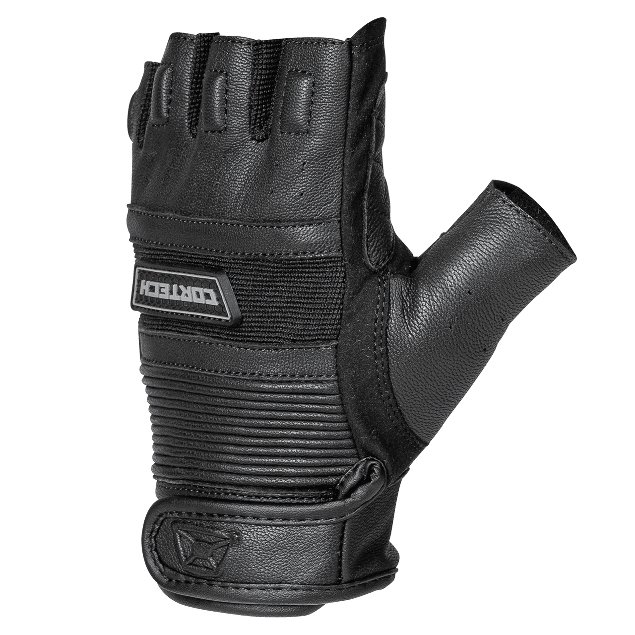 Cortech-Flip-Off-Fingerless-Leather-Motorcycle-Gloves-side