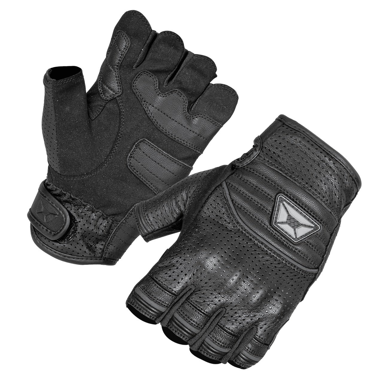 Cortech-Men's-Flip-Off-Armored-Fingerless-Leather-Motorcycle-Gloves-main