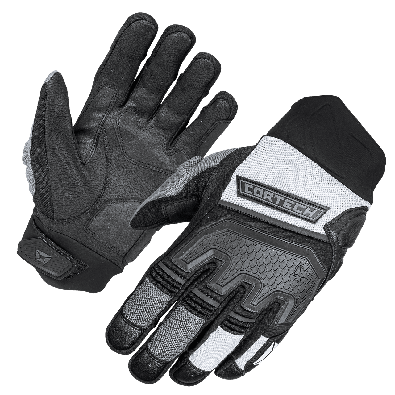 Cortech-Men's-Aero-Flo-2.0-Motorcycle-Gloves-Black-White