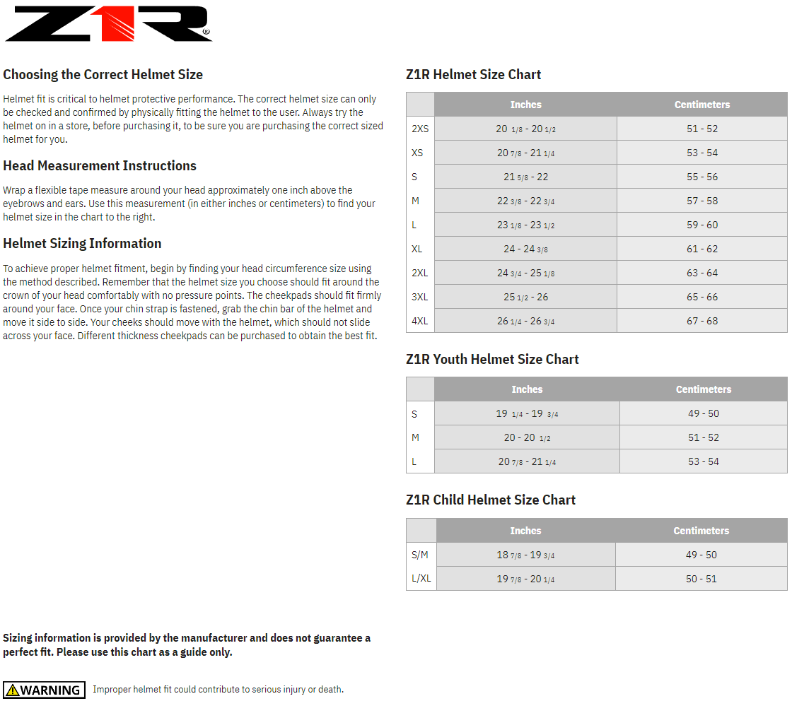 Z1R-Jackal-Waveform-Full-Face-Motorcycle-Helmet-Size-chart