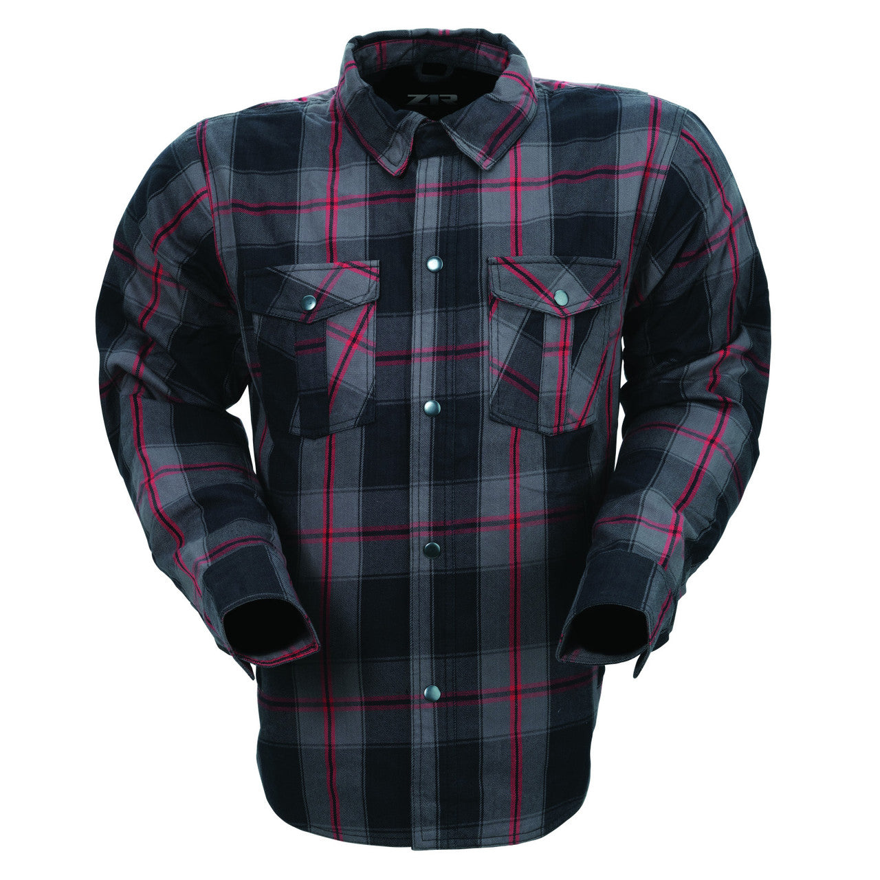 Z1R-Men's-Ashwood-Flannel-Shirt-Red-main