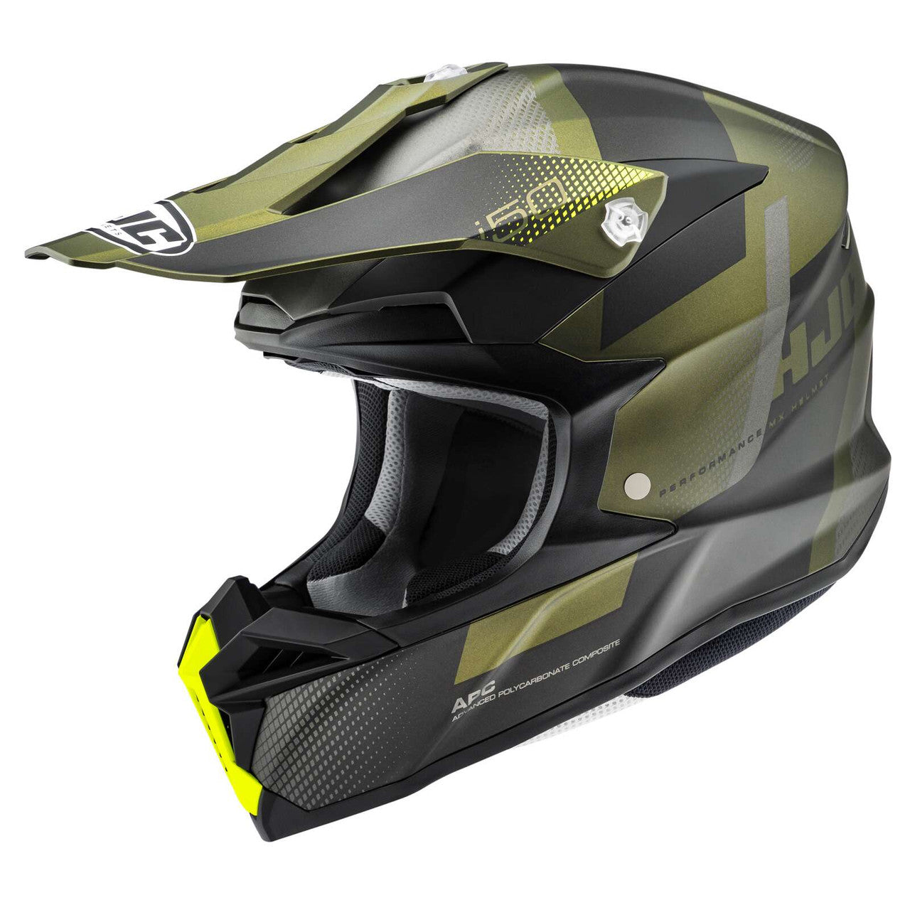 HJC-i50-Mimic-Off-Road-Motorcycle-Helmet-Black-Olive-main