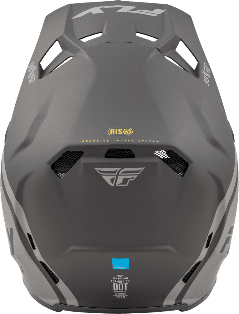 Fly-Racing-2025-Formula-CC-Objective-Off-Road-Motocross-Helmet-Matte-Black-Grey-back