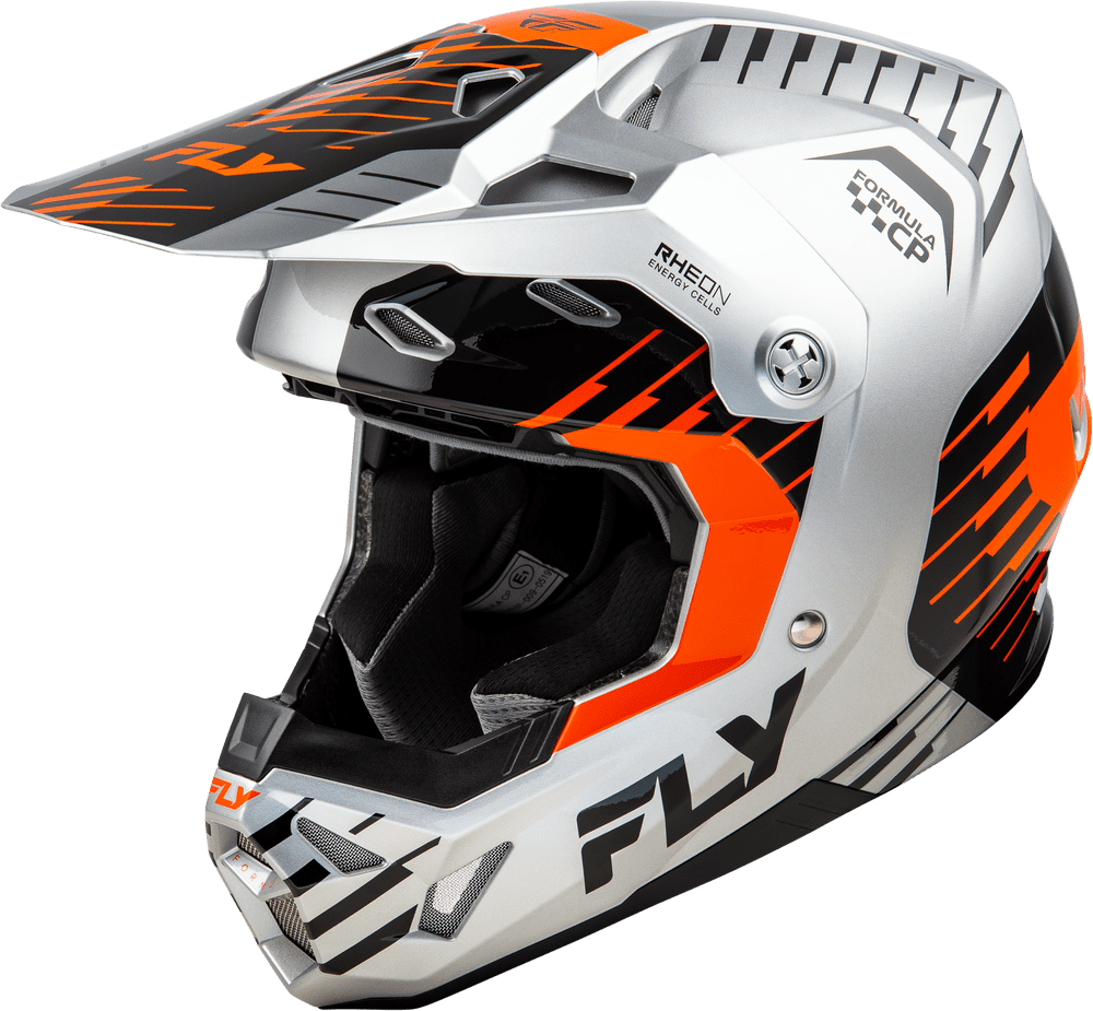 Fly-Racing-2025-Formula-CP-Slice-Off-Road-Motocross-Helmet-Grey-Orange-Black-main