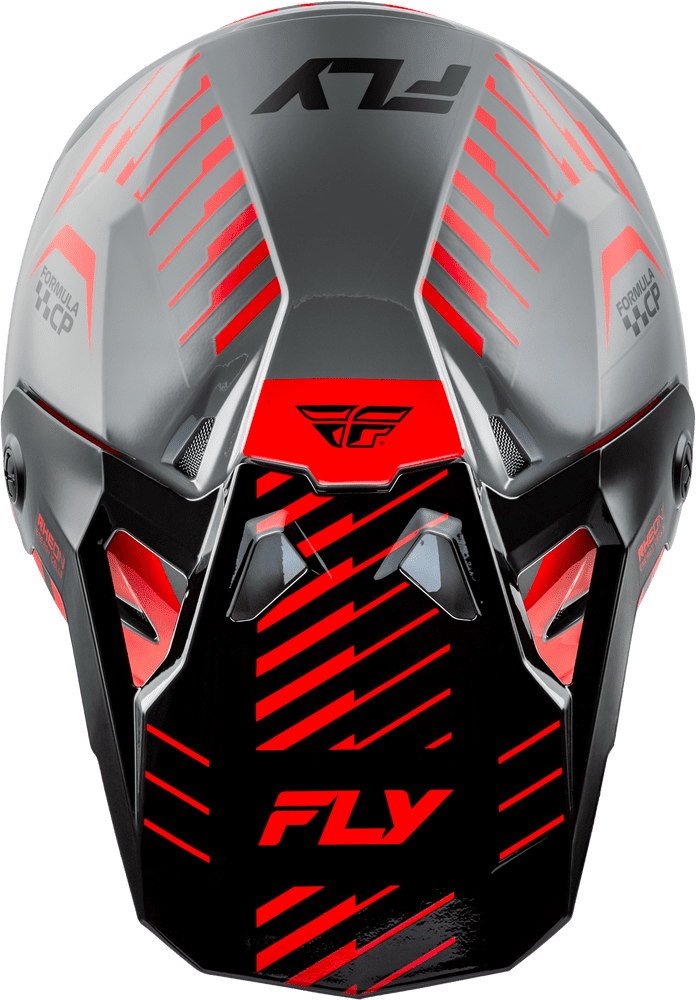 Fly-Racing-2025-Formula-CP-Slice-Off-Road-Motocross-Helmet-Grey-Red-Black-top